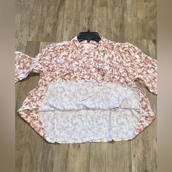 Treasure & Bond-Yoke Front Popover-Women's Size:Small-Color: Rust- Ivory-NEW!! - Picture 9 of 16